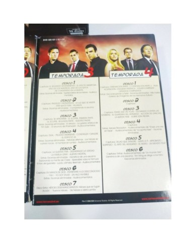 Heroes La La Serie Completa - 26 x DVD + Extras Espa?ol Ingles Portugues - 3T