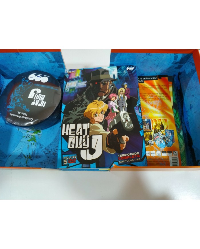 Heat Guy J Serie Completa Edicion Coleccionista DVD + Camiseta Alfombrilla - 3T