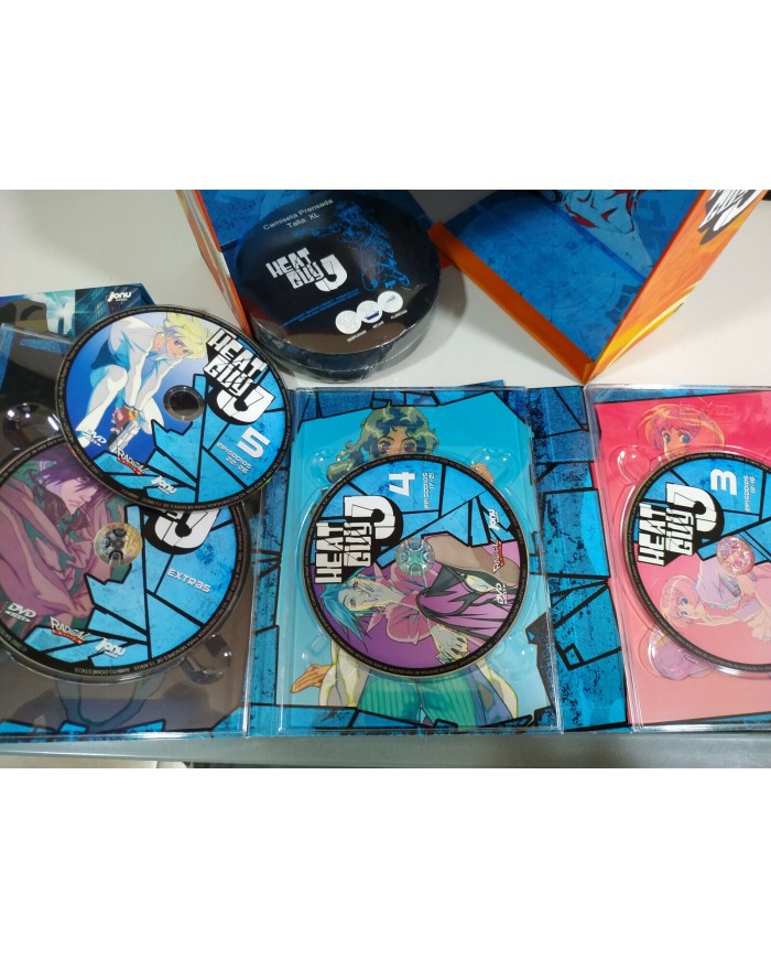 Heat Guy J Serie Completa Edicion Coleccionista DVD + Camiseta Alfombrilla - 3T