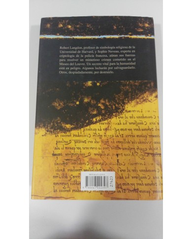 EL CODIGO DA VINCI - DAN BROWN TAPA DURA CIRCULO DE LECTORES EL CODIGO DA VINCI - DAN BROWN TAPA DURA CIRCULO DE LECTORES