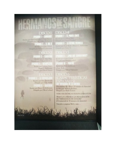 Band Of Brothers Serie Completa Spielberg - 6 x DVD Espa?ol Ingles Region 2 - 3T