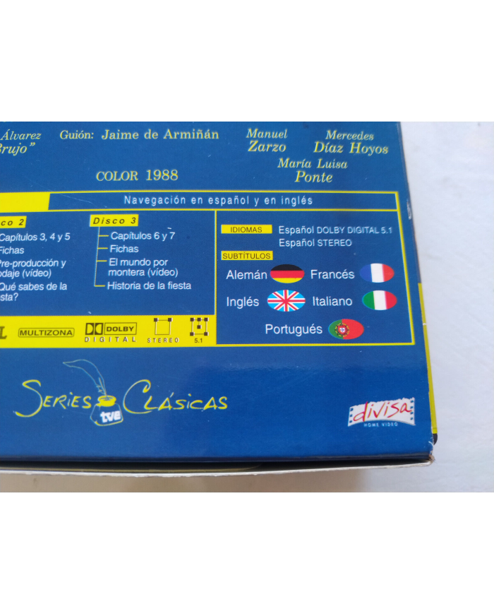 Juncal Serie TV Completa Francisco Rabal - 3 x DVD Espa?ol Ingles Region All Am