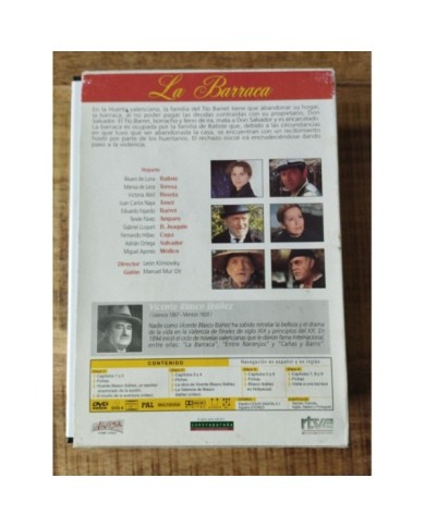 La Barraca Serie TV Victoria Abril Iba?ez - 4 x DVD Espa?ol Ingles Region All La Barraca Serie TV Victoria Abril Iba?ez - 4 x DVD Espa?ol Ingles Region All
