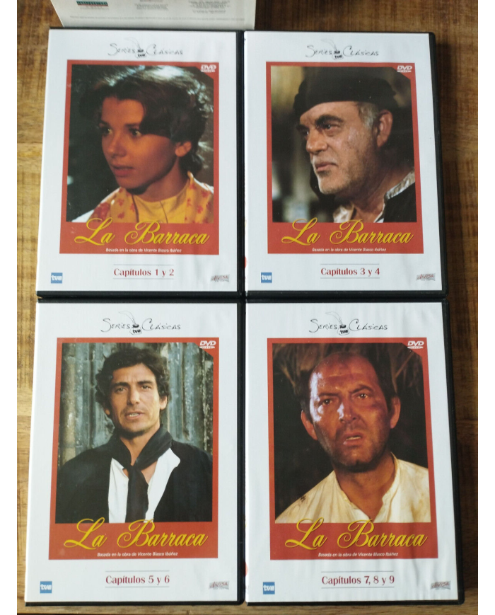 La Barraca Serie TV Victoria Abril Iba?ez - 4 x DVD Espa?ol Ingles Region All