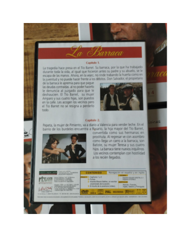 La Barraca Serie TV Victoria Abril Iba?ez - 4 x DVD Espa?ol Ingles Region All La Barraca Serie TV Victoria Abril Iba?ez - 4 x DVD Espa?ol Ingles Region All