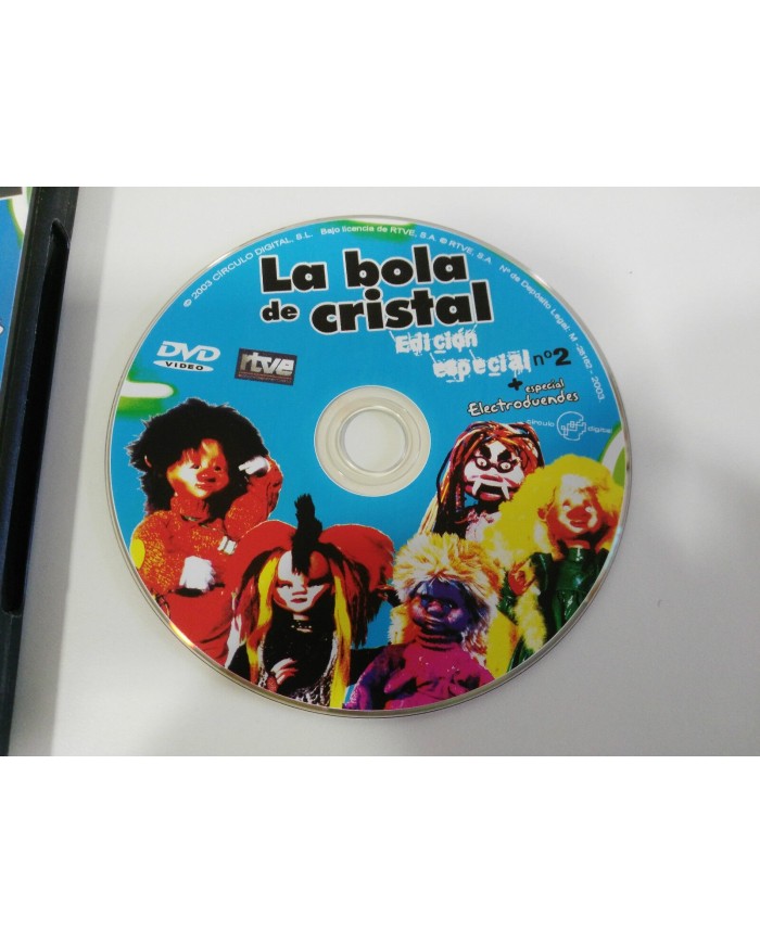 LA BOLA DE CRISTAL DVD VOLUMEN 2 + ESPECIAL ELECTRODUENDES SERIE TV ALASKA RTVE