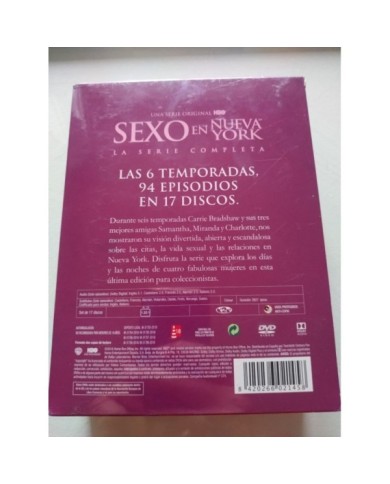 Sexo En Nueva York Serie Completa HBO 2018 DVD Espa?ol Ingles Region 2 Nueva 3T Sexo En Nueva York Serie Completa HBO 2018 DVD Espa?ol Ingles Region 2 Nueva 3T