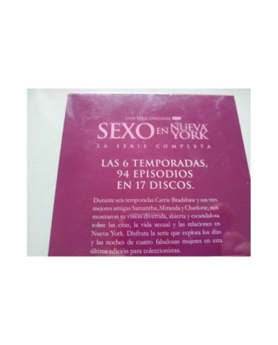 Sexo En Nueva York Serie Completa HBO 2018 DVD Espa?ol Ingles Region 2 Nueva 3T Sexo En Nueva York Serie Completa HBO 2018 DVD Espa?ol Ingles Region 2 Nueva 3T