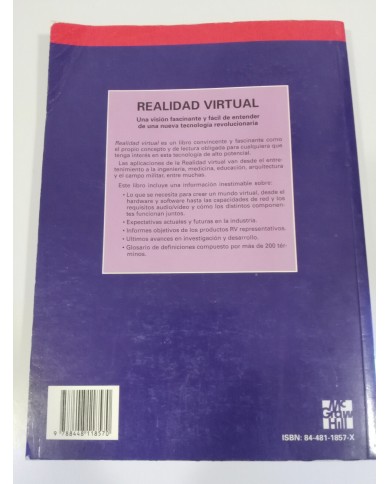 REALIDAD VIRTUAL L. CASEY LARIJANI SERIE McGRAW-HILL DE INFORMATICA LIBRO 1994