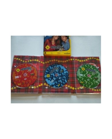 Rebelde Way La Serie Episodios 56-67 - 3 x DVD Español Region 2 3T Rebelde Way La Serie Episodios 56-67 - 3 x DVD Español Region 2 3T