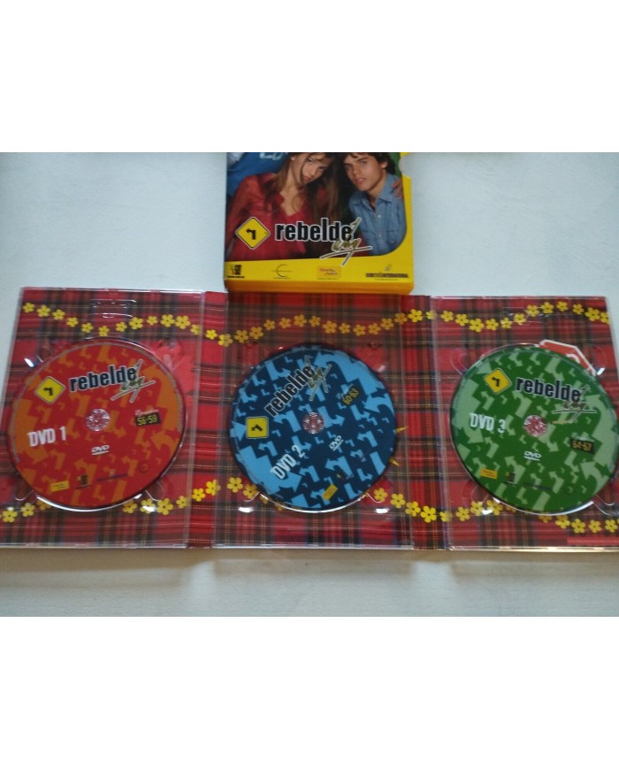 Rebelde Way La Serie Episodios 56-67 - 3 x DVD Español Region 2 3T