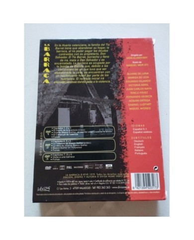 La Barraca Klimovsky Victoria Abril Serie TVE 3 x DVD Espa?ol Ingles Reg All Am La Barraca Klimovsky Victoria Abril Serie TVE 3 x DVD Espa?ol Ingles Reg All Am