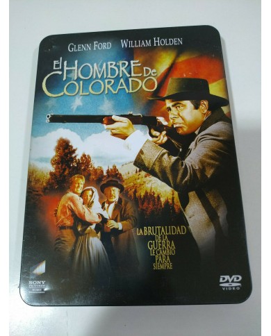 EL HOMBRE DE COLORADO - MAN FROM COLORADO DVD Tin Box Steelbook - AM