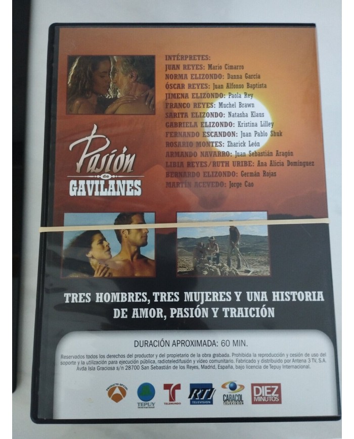 Pasion de Gavilanes Telenovela Serie TV - 14 x DVD + Extras Espa?ol Region 2