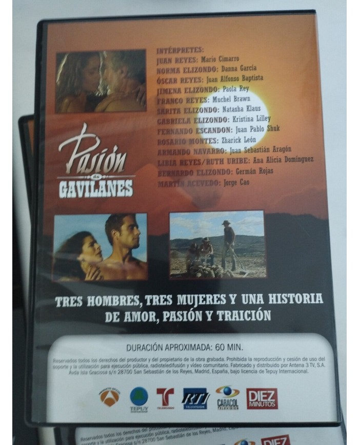 Pasion de Gavilanes Telenovela Serie TV - 14 x DVD + Extras Espa?ol Region 2