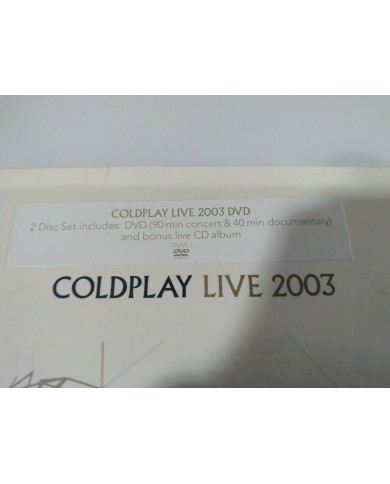 DVD COLDPLAY LIVE 2003 - CD + DVD - Sydney - AM