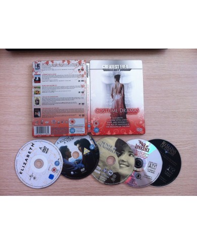 COSTUME DRAMAS - ELISABETH - SENSE & SENSIBILITY AND 3 MORE 5 DVD STEELBOOK - AM