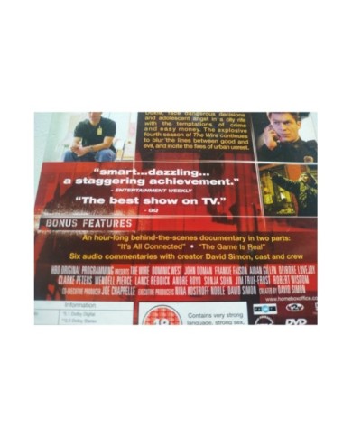 The Wire The Complete Fourth Season TV Series HBO 2007 - DVD Ingles Region 2 Am
