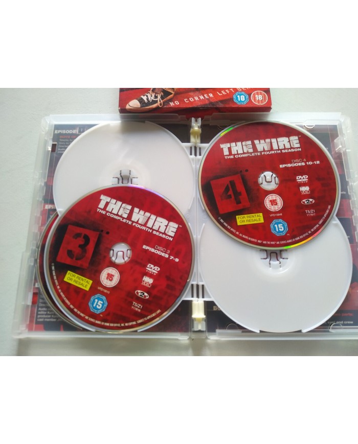 The Wire The Complete Fourth Season TV Series HBO 2007 - DVD Ingles Region 2 Am