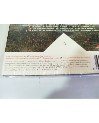 Manuel Carrasco La Cruz del Mapa Directo Metropolitano - 3 x CD + DVD Nuevo - 3T