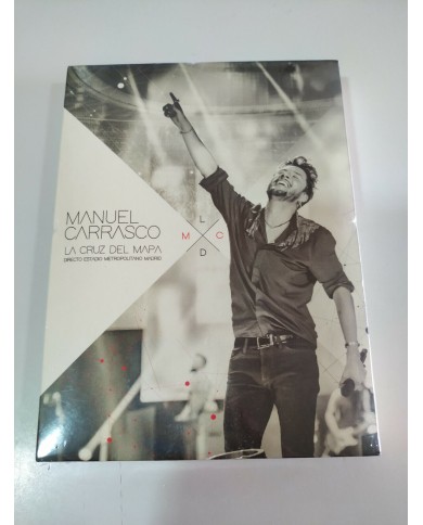 Manuel Carrasco La Cruz del Mapa Directo Metropolitano - 3 x CD + DVD Nuevo - 3T