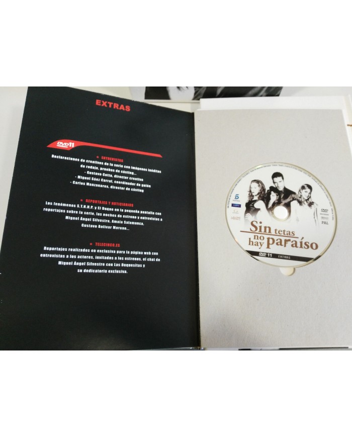 SIN TETAS NO HAY PARAISO SERIE TV TEMPORADAS 1+2+ LIBRO - 11 DVD EDIC DE LUJO AM SIN TETAS NO HAY PARAISO SERIE TV TEMPORADAS 1+2+ LIBRO - 11 DVD EDIC DE LUJO AM