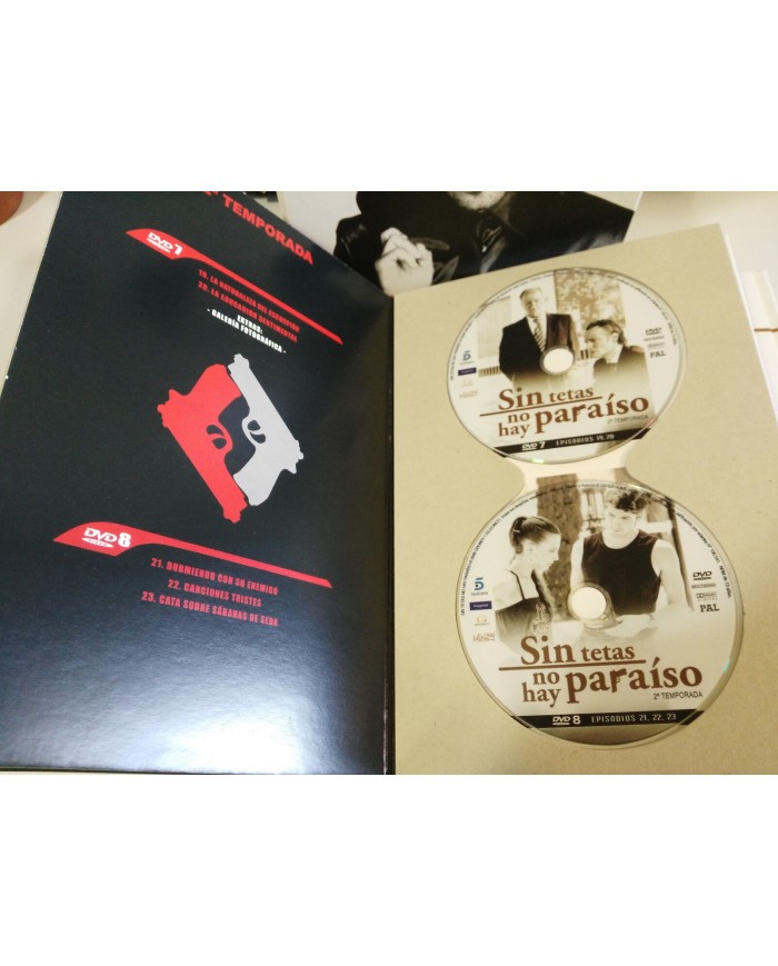 SIN TETAS NO HAY PARAISO SERIE TV TEMPORADAS 1+2+ LIBRO - 11 DVD EDIC DE LUJO AM SIN TETAS NO HAY PARAISO SERIE TV TEMPORADAS 1+2+ LIBRO - 11 DVD EDIC DE LUJO AM
