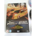 FAST AND FURIOUS + 2 FAST 2 FURIOUS + TOKYO DRIFT TRILOGY 3 X DVD STEELBOOK - AM