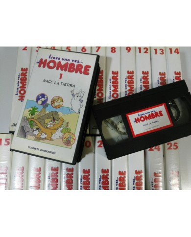 ERASE UNA VEZ EL HOMBRE SERIE MITICA DE TV VHS TAPE CINTA 23 VHS COLECCION UNICA ERASE UNA VEZ EL HOMBRE SERIE MITICA DE TV VHS TAPE CINTA 23 VHS COLECCION UNICA