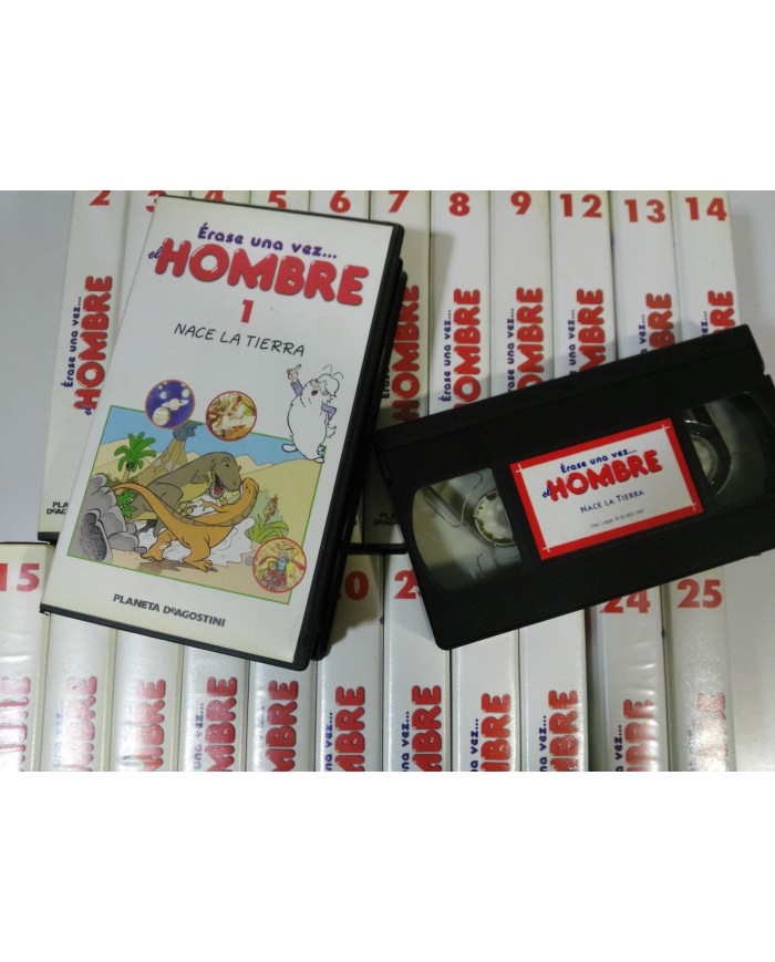 ERASE UNA VEZ EL HOMBRE SERIE MITICA DE TV VHS TAPE CINTA 23 VHS COLECCION UNICA ERASE UNA VEZ EL HOMBRE SERIE MITICA DE TV VHS TAPE CINTA 23 VHS COLECCION UNICA