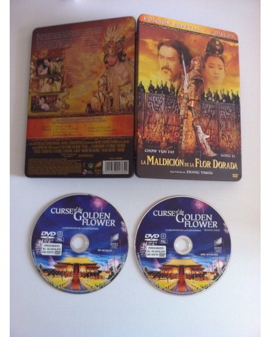 LA MALDICION DE LA FLOR DORADA - 2 DVD SPANISH EDITION RARE- STEELBOOK - AM