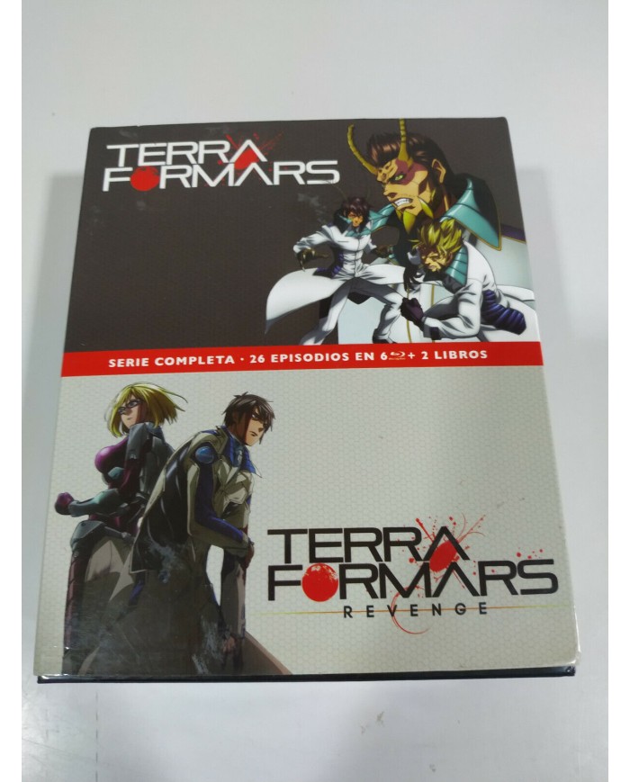 Terraformars + Terraformars Revenge Serie Completa 26 Episodios - 6 x Blu-Ray 3T