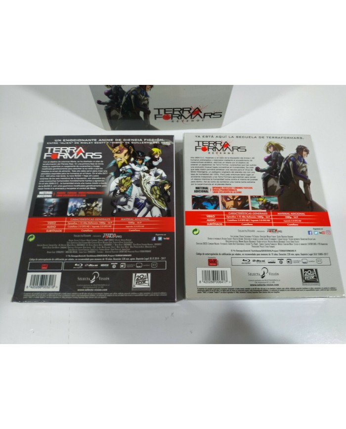 Terraformars + Terraformars Revenge Serie Completa 26 Episodios - 6 x Blu-Ray 3T