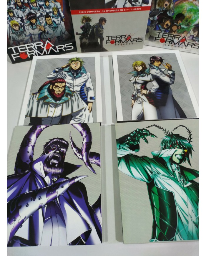 Terraformars + Terraformars Revenge Serie Completa 26 Episodios - 6 x Blu-Ray 3T