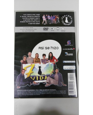 7 VIDAS Temporada 2 + 3 Completas - 27 DVD 52 Capitulos + DVD extras