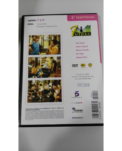 7 VIDAS Temporada 2 + 3 Completas - 27 DVD 52 Capitulos + DVD extras