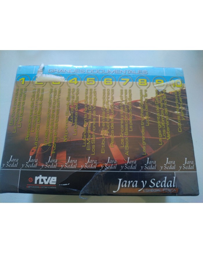 Jara y Sedal La Serie de RTVE Grandes Documentales 1999 - 10 x VHS Espa?ol Nuevo