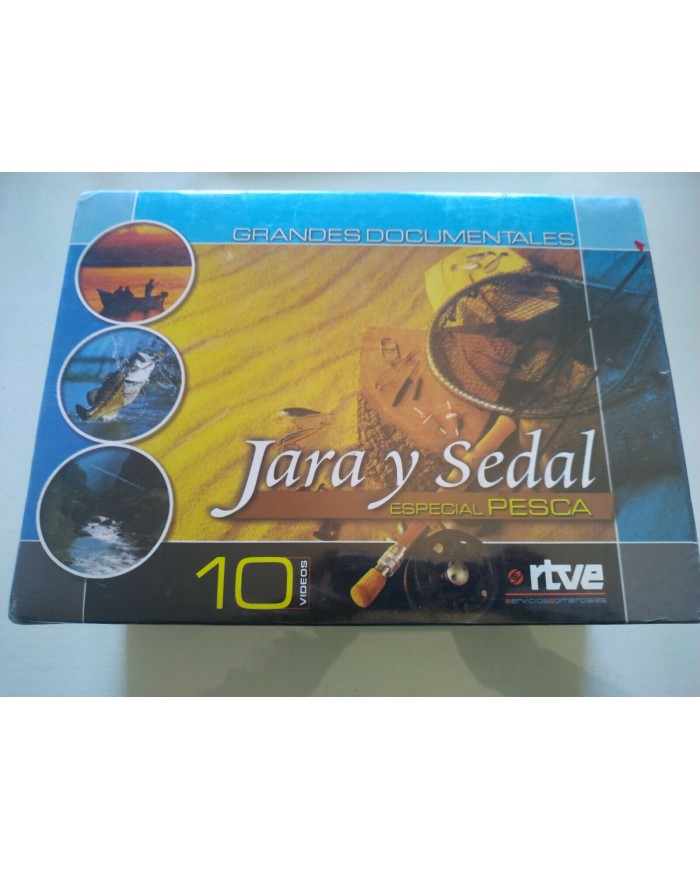 Jara y Sedal La Serie de RTVE Grandes Documentales 1999 - 10 x VHS Espa?ol Nuevo