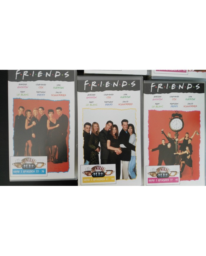 FRIENDS TEMPORADA SEASON 2 COMPLETA SERIE TV - 6 X VHS TAPE CINTA ESPA?OL PAL