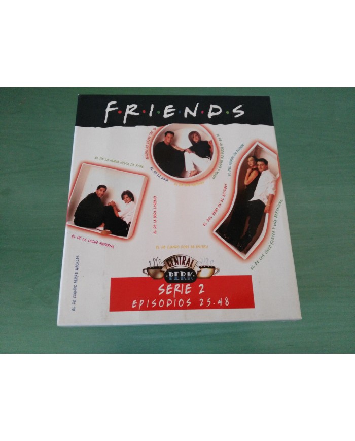 FRIENDS TEMPORADA SEASON 2 COMPLETA SERIE TV - 6 X VHS TAPE CINTA ESPA?OL PAL