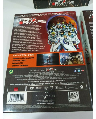 Terraformars + Terraformars Revenge Serie Completa 26 Episodios - 6 x DVD - AM Terraformars + Terraformars Revenge Serie Completa 26 Episodios - 6 x DVD - AM