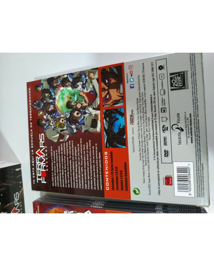 Terraformars + Terraformars Revenge Serie Completa 26 Episodios - 6 x DVD - AM