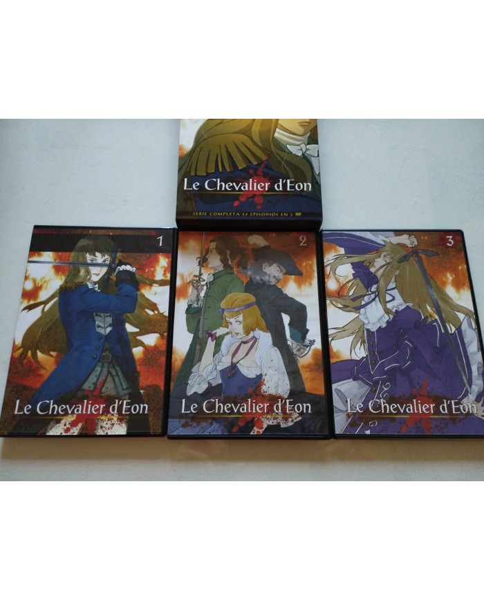 Le Chevalier D?Eon Serie Completa 24 Episodios 5 x DVD Reg 2 Espa?ol Japones 3T