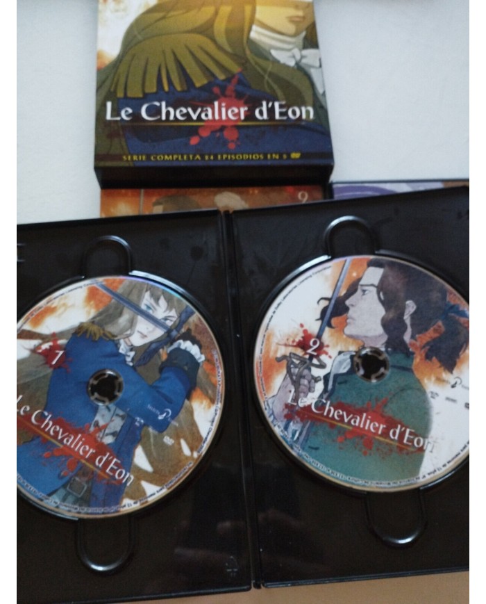 Le Chevalier D?Eon Serie Completa 24 Episodios 5 x DVD Reg 2 Espa?ol Japones 3T