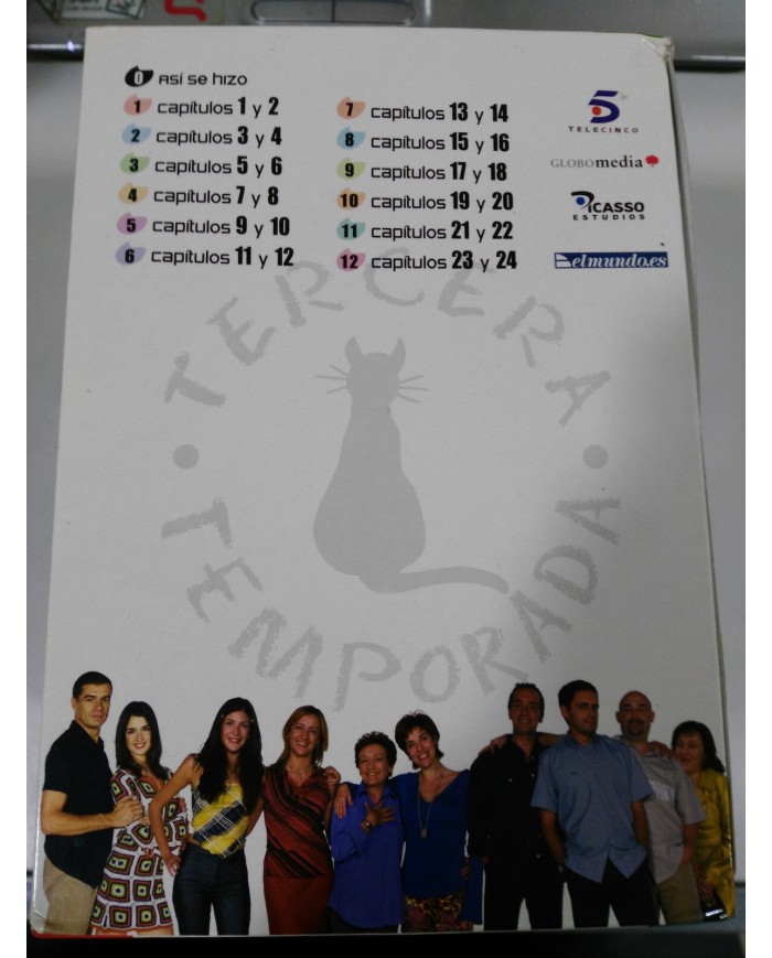 7 VIDAS TEMPORADA 3 COMPLETA 13 DVD 24 CAPITULOS + EXTRAS UNICA EBAY