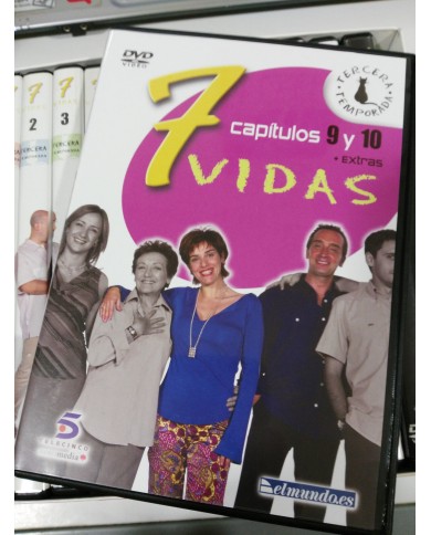 7 VIDAS TEMPORADA 3 COMPLETA 13 DVD 24 CAPITULOS + EXTRAS UNICA EBAY
