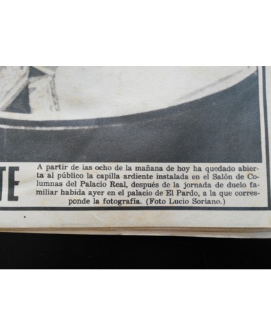 DIARIO YA 21 DE NOVIEMBRE DE 1975 FRANCO HA MUERTO PERIODICO HISTORICO UNICO!!! DIARIO YA 21 DE NOVIEMBRE DE 1975 FRANCO HA MUERTO PERIODICO HISTORICO UNICO!!!
