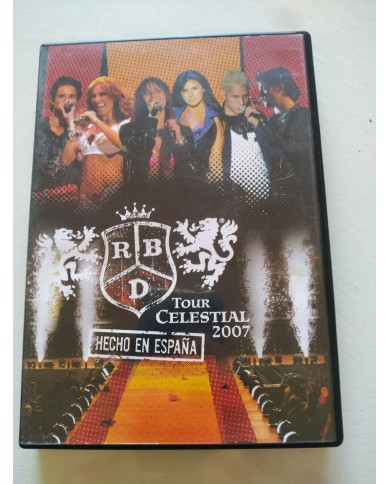 RBD Rebelde Tour Celestial 2007 Hecho en Espa?a - 2 x DVD Con Entrada Concierto RBD Rebelde Tour Celestial 2007 Hecho en Espa?a - 2 x DVD Con Entrada Concierto