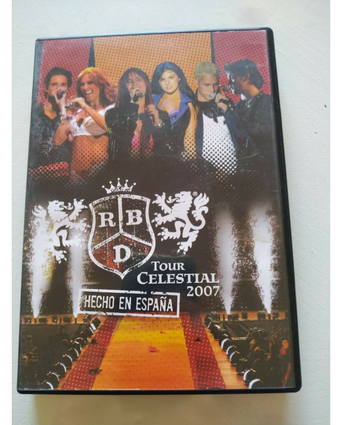 RBD Rebelde Tour Celestial 2007 Hecho en Espa?a - 2 x DVD Con Entrada Concierto