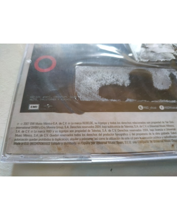 RBD Rebelde Empezar Desde Cero 2007 EMI Edicion Espa?a - CD Nuevo Am